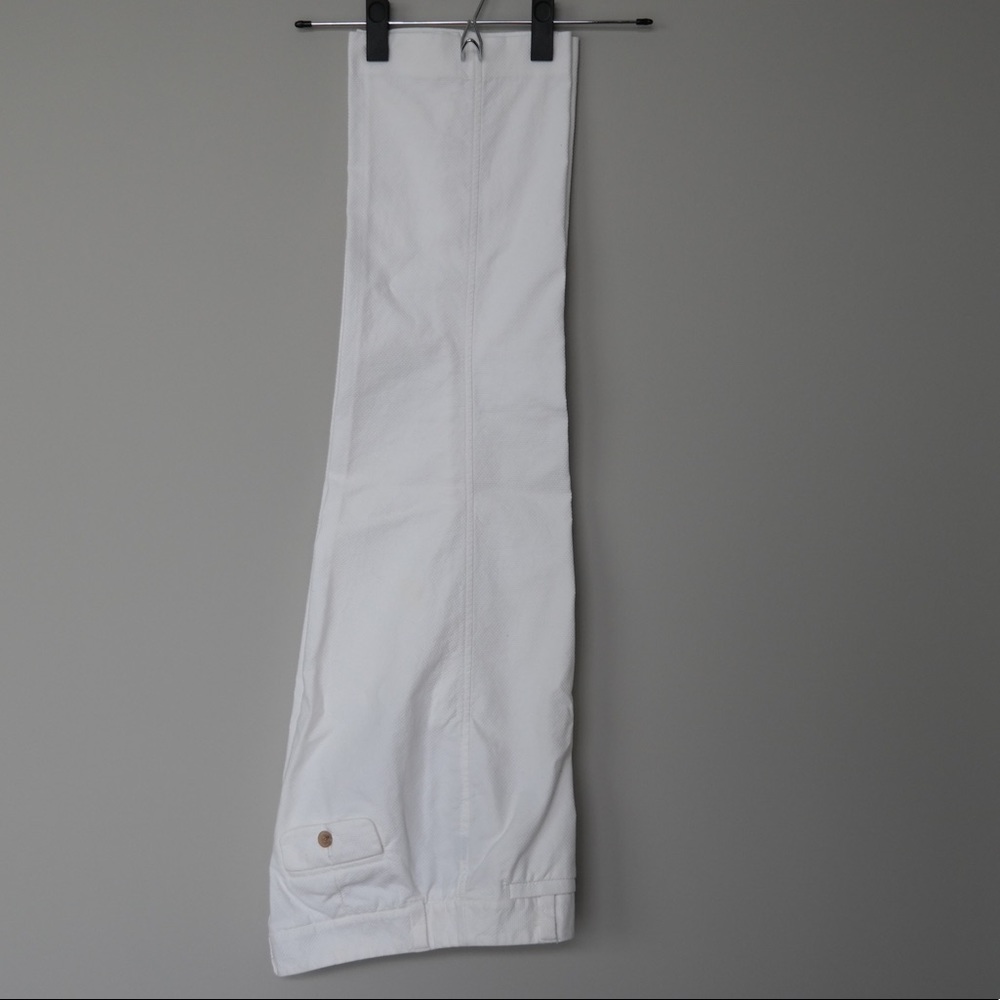 Vintage J. Crew waffle cropped cotton pants